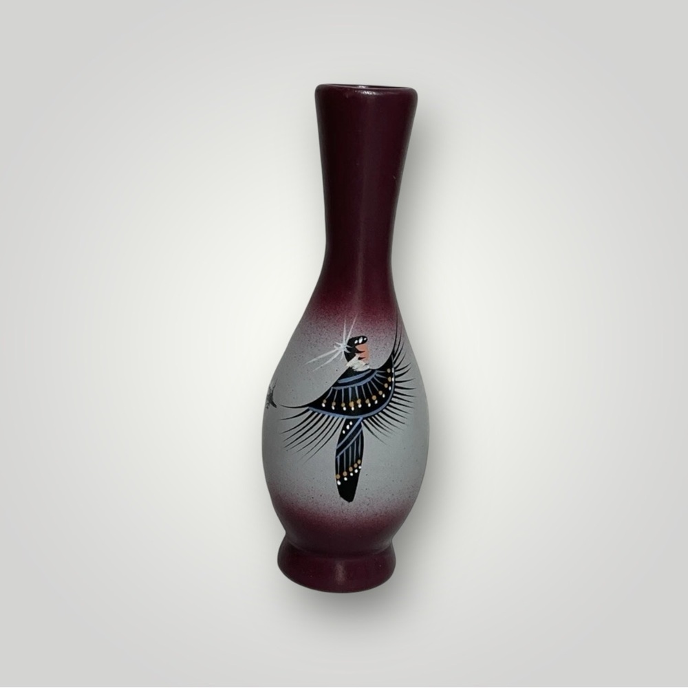 Handmade‎ Ceramic Navajo Pottery Cedar Mesa Vase Signed